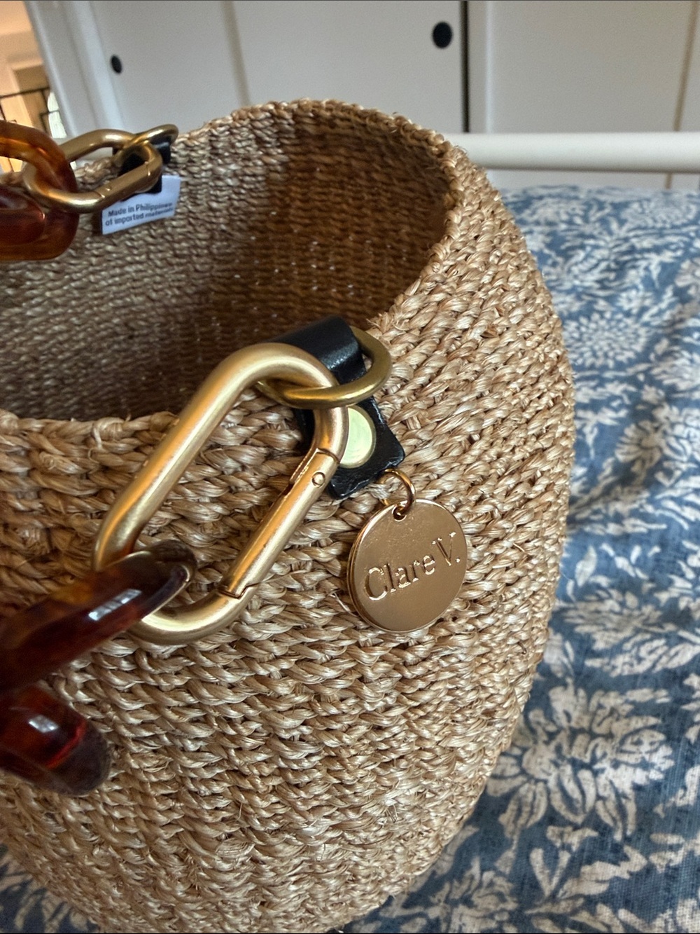 Clare v pot de miel with shortie Tortoiseshell strap - Picture 3 of 4